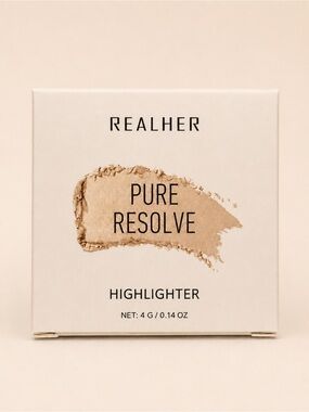 REALHER Pure Resolve Champagne Highlighter 4g NIB